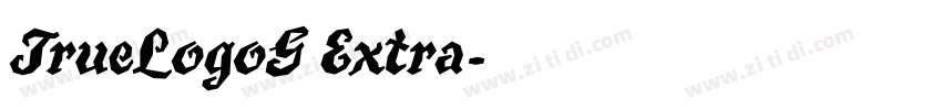 TrueLogoG Extra字体转换